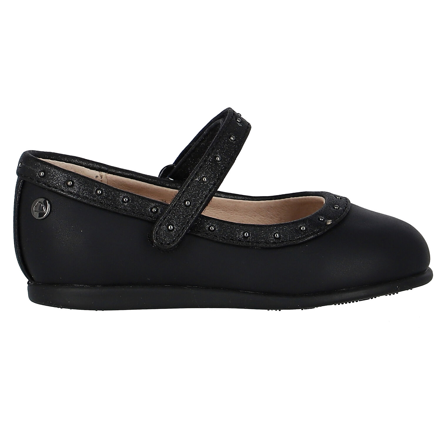 Younger Girls Black Shoes, 1, hi-res image number null
